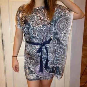 Juju & B Paisley Batwing Mini Dress